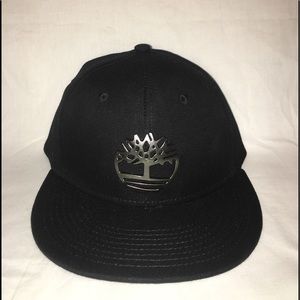 Men's Adjustable Timberland Black Snapback